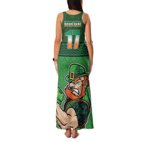 Custom Ireland Rugby with Celtic Pattern Family Matching Tank Maxi Dress and Hawaiian Shirt Shamrock Go Champions