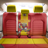 Custom Spain Field Hockey Back Car Seat Cover Sporty Style with Bull Mascot