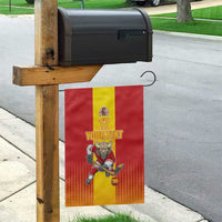 Custom Spain Field Hockey Garden Flag Sporty Style with Bull Mascot