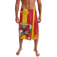 Custom Spain Field Hockey Lavalava Sporty Style with Bull Mascot