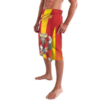 Custom Spain Field Hockey Lavalava Sporty Style with Bull Mascot