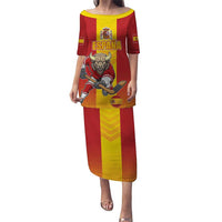 Custom Spain Field Hockey Puletasi Sporty Style with Bull Mascot