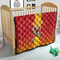 Custom Spain Field Hockey Quilt Sporty Style with Bull Mascot