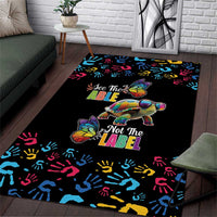 Autism Awareness Month Neurodiversity Area Rug 2nd April See The Able Not The Label
