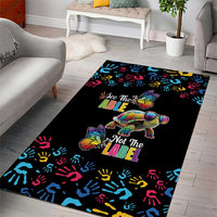 Autism Awareness Month Neurodiversity Area Rug 2nd April See The Able Not The Label