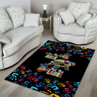 Autism Awareness Month Neurodiversity Area Rug 2nd April See The Able Not The Label