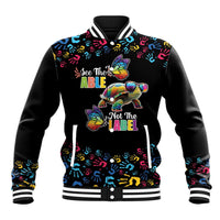Autism Awareness Month Neurodiversity Baseball Jacket 2nd April See The Able Not The Label