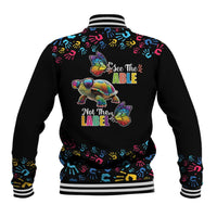 Autism Awareness Month Neurodiversity Baseball Jacket 2nd April See The Able Not The Label