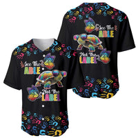 Autism Awareness Month Neurodiversity Baseball Jersey 2nd April See The Able Not The Label