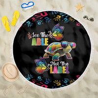 Autism Awareness Month Neurodiversity Beach Blanket 2nd April See The Able Not The Label