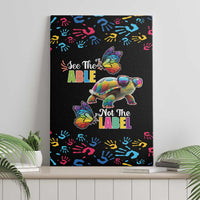 Autism Awareness Month Neurodiversity Canvas Wall Art 2nd April See The Able Not The Label