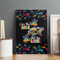 Autism Awareness Month Neurodiversity Canvas Wall Art 2nd April See The Able Not The Label