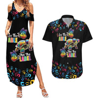 Autism Awareness Month Neurodiversity Couples Matching Summer Maxi Dress and Hawaiian Shirt 2nd April See The Able Not The Label