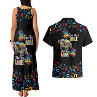 Autism Awareness Month Neurodiversity Couples Matching Tank Maxi Dress and Hawaiian Shirt 2nd April See The Able Not The Label