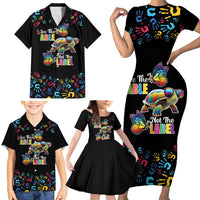 Autism Awareness Month Neurodiversity Family Matching Short Sleeve Bodycon Dress and Hawaiian Shirt 2nd April See The Able Not The Label