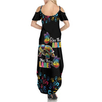 Autism Awareness Month Neurodiversity Family Matching Summer Maxi Dress and Hawaiian Shirt 2nd April See The Able Not The Label