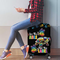 Autism Awareness Month Neurodiversity Luggage Cover 2nd April See The Able Not The Label