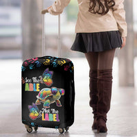 Autism Awareness Month Neurodiversity Luggage Cover 2nd April See The Able Not The Label
