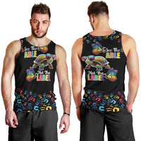 Autism Awareness Month Neurodiversity Men Tank Top 2nd April See The Able Not The Label