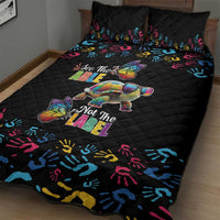 Autism Awareness Month Neurodiversity Quilt Bed Set 2nd April See The Able Not The Label