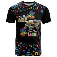 Autism Awareness Month Neurodiversity T Shirt 2nd April See The Able Not The Label
