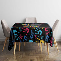 Autism Awareness Month Neurodiversity Tablecloth 2nd April See The Able Not The Label