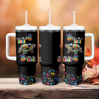 Autism Awareness Month Neurodiversity Tumbler With Handle 2nd April See The Able Not The Label