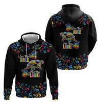 Autism Awareness Month Neurodiversity Zip Hoodie 2nd April See The Able Not The Label