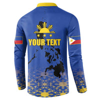 Philippines Independence Day Button Sweatshirt Kalayaan Kinabukasan Kasaysayan