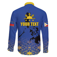 Philippines Independence Day Family Matching Off The Shoulder Long Sleeve Dress and Hawaiian Shirt Kalayaan Kinabukasan Kasaysayan