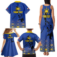 Philippines Independence Day Family Matching Tank Maxi Dress and Hawaiian Shirt Kalayaan Kinabukasan Kasaysayan