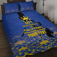 Philippines Independence Day Quilt Bed Set Kalayaan Kinabukasan Kasaysayan