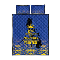 Philippines Independence Day Quilt Bed Set Kalayaan Kinabukasan Kasaysayan