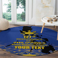 Philippines Independence Day Round Carpet Kalayaan Kinabukasan Kasaysayan