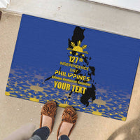 Philippines Independence Day Rubber Doormat Kalayaan Kinabukasan Kasaysayan