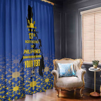 Philippines Independence Day Window Curtain Kalayaan Kinabukasan Kasaysayan