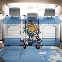 Personalized Argentina Flag Day 20th June Back Car Seat Cover Manuel Belgrano