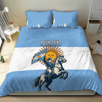 Personalized Argentina Flag Day 20th June Bedding Set Manuel Belgrano