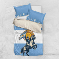 Personalized Argentina Flag Day 20th June Bedding Set Manuel Belgrano