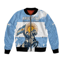 Personalized Argentina Flag Day 20th June Bomber Jacket Manuel Belgrano