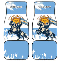 Personalized Argentina Flag Day 20th June Car Mats Manuel Belgrano