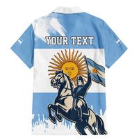 Personalized Argentina Flag Day 20th June Family Matching Mermaid Dress and Hawaiian Shirt Manuel Belgrano