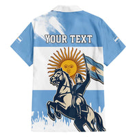 Personalized Argentina Flag Day 20th June Family Matching Tank Maxi Dress and Hawaiian Shirt Manuel Belgrano
