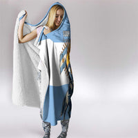 Personalized Argentina Flag Day 20th June Hooded Blanket Manuel Belgrano