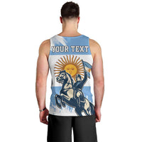 Personalized Argentina Flag Day 20th June Men Tank Top Manuel Belgrano