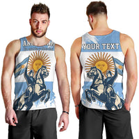 Personalized Argentina Flag Day 20th June Men Tank Top Manuel Belgrano