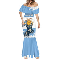 Personalized Argentina Flag Day 20th June Mermaid Dress Manuel Belgrano