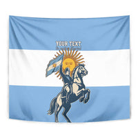 Personalized Argentina Flag Day 20th June Tapestry Manuel Belgrano