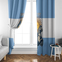 Personalized Argentina Flag Day 20th June Window Curtain Manuel Belgrano