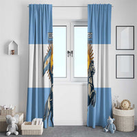 Personalized Argentina Flag Day 20th June Window Curtain Manuel Belgrano